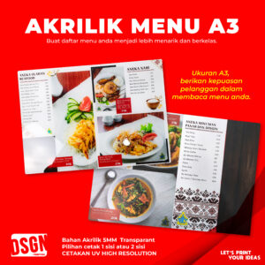 buku menu a3
