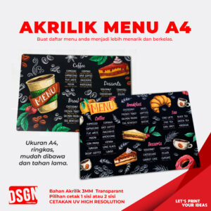 buku menu a4