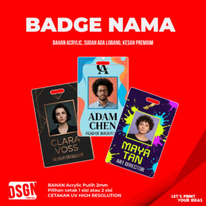 badge nama