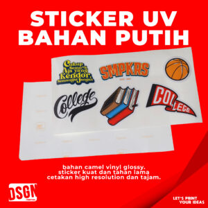 sticker putih
